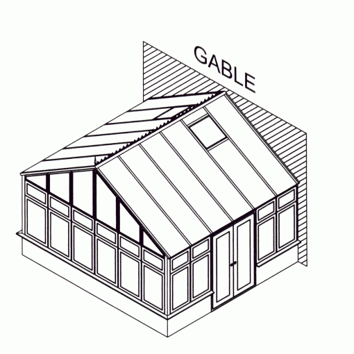 Sunroom Layouts - Gable - Capital Sunrooms