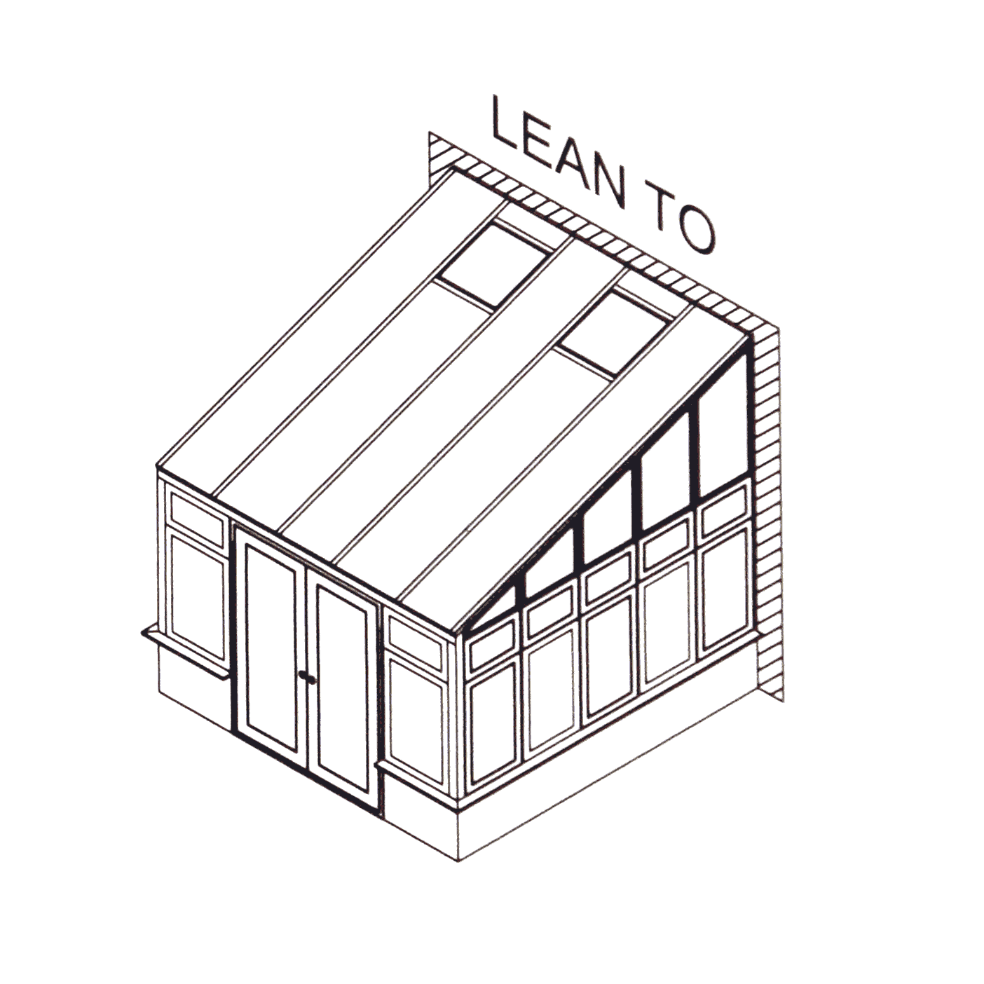 Sunroom Layouts - Lean To - Capital Sunrooms